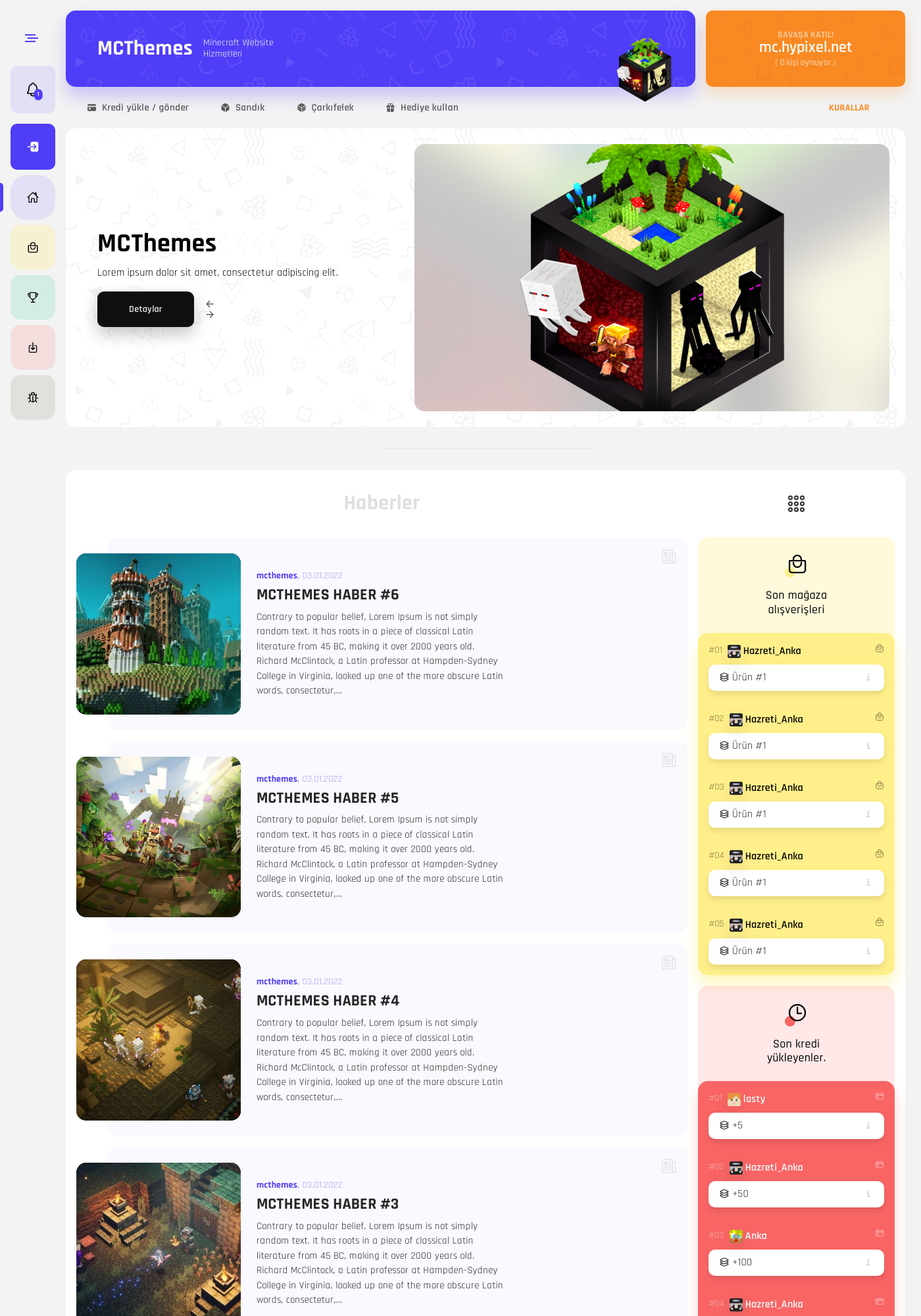 MineXON - Theme Lighten